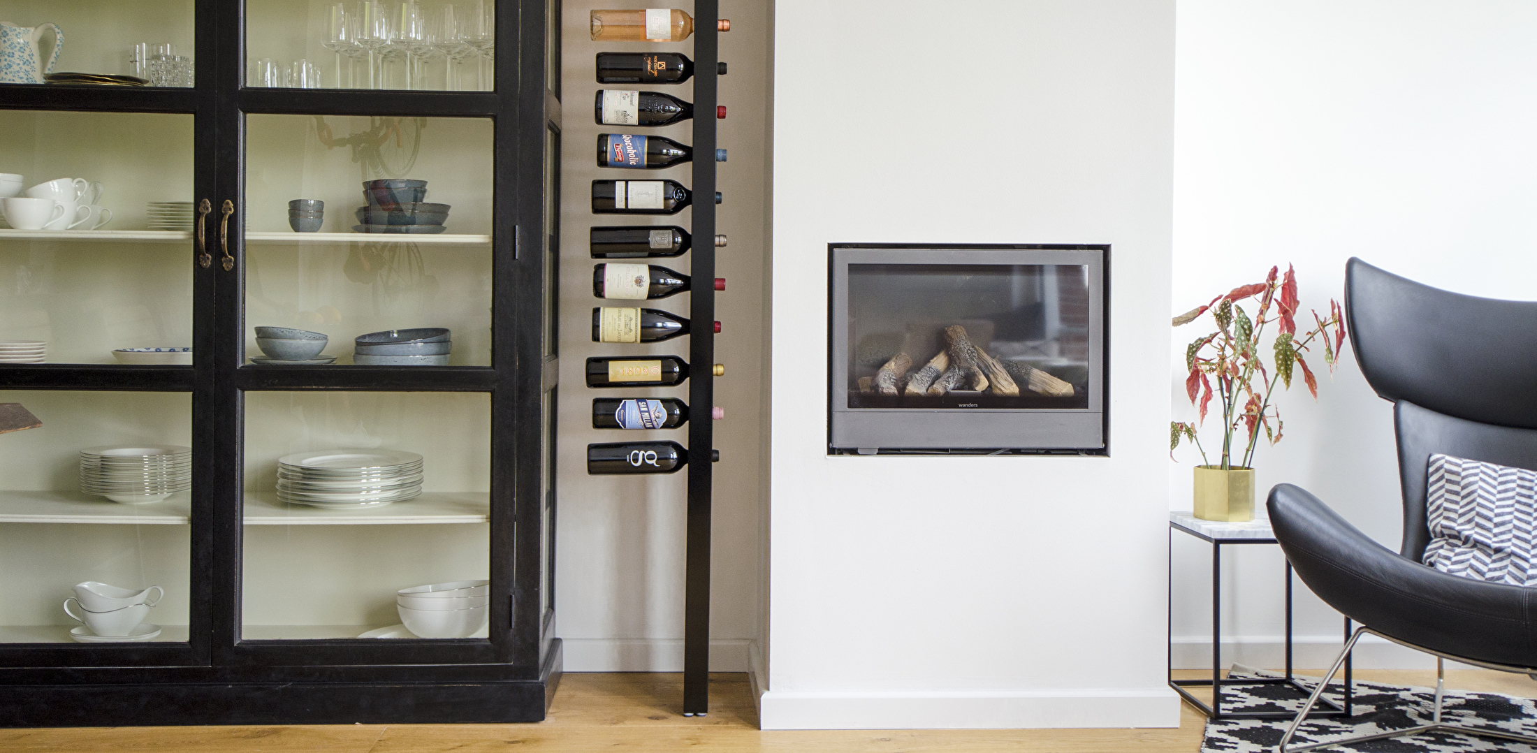 Een stijlvolle blikvanger in keuken, woonkamer of wijnkamer de wijnpaal